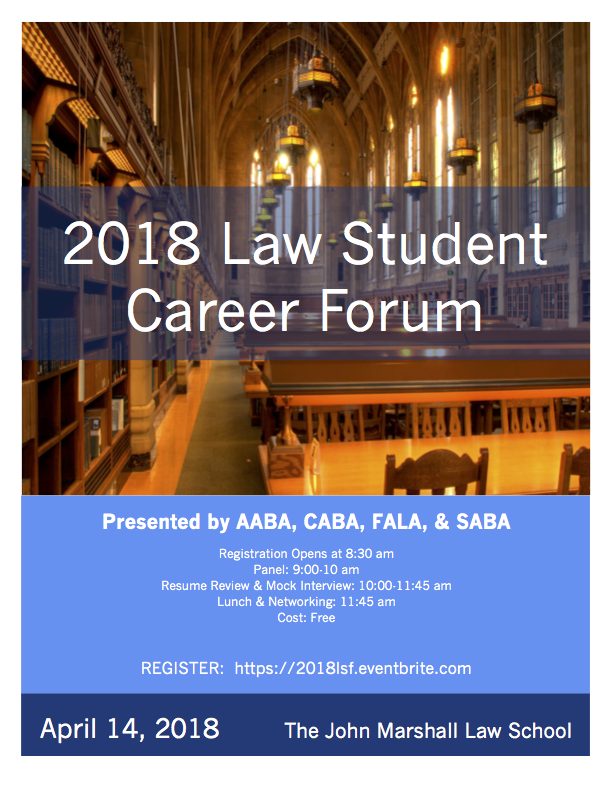 2018 Law Student Career Forum