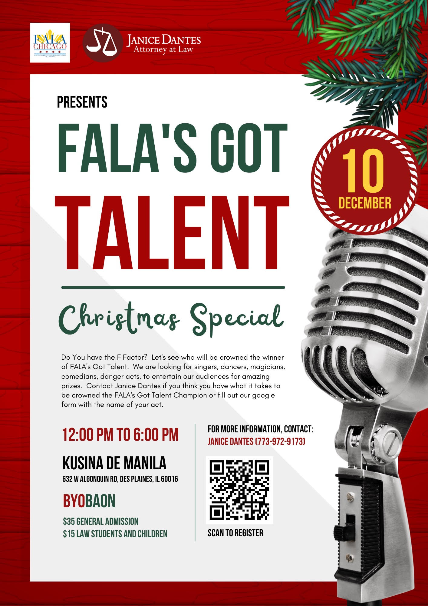 2022 Holiday Party - FALA'S GOT TALENT